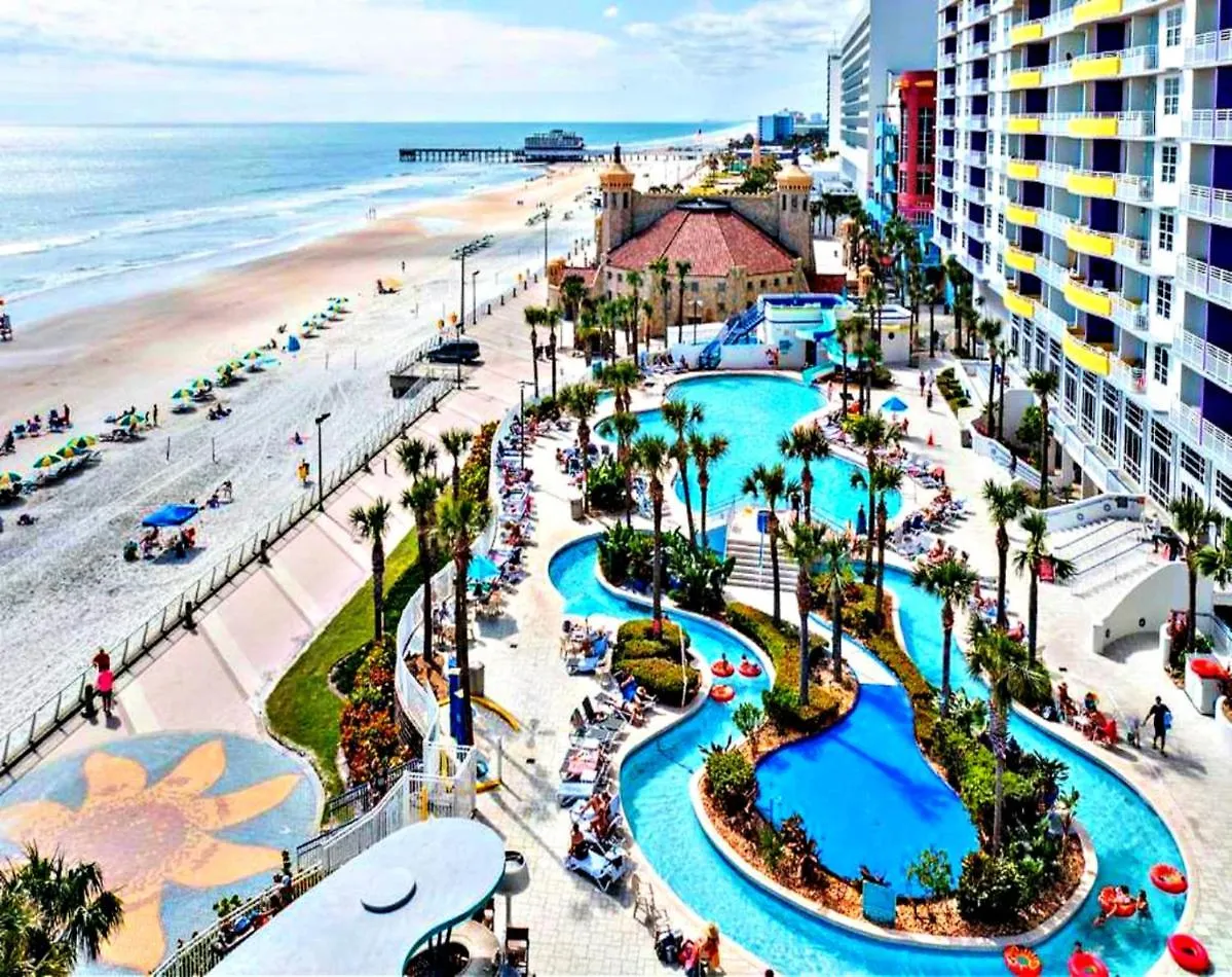 Vacation In Comfort And Luxury - 2Br Direct Oceanview - Wyndham Ocean Walk Resort - 2432-0 Daytona Beach Apartmán